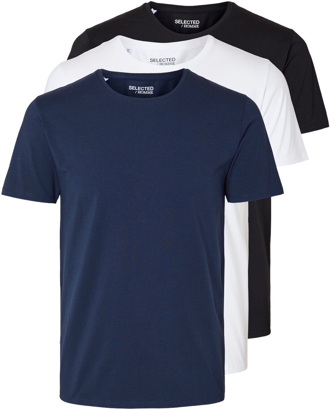 SLMROLAND SS O-NECK TEE 3-PACK NOOS