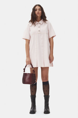 Overdyed Denim Mini Dress