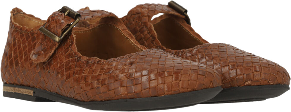 H&aring;ndflettet Mary Jane ballerina