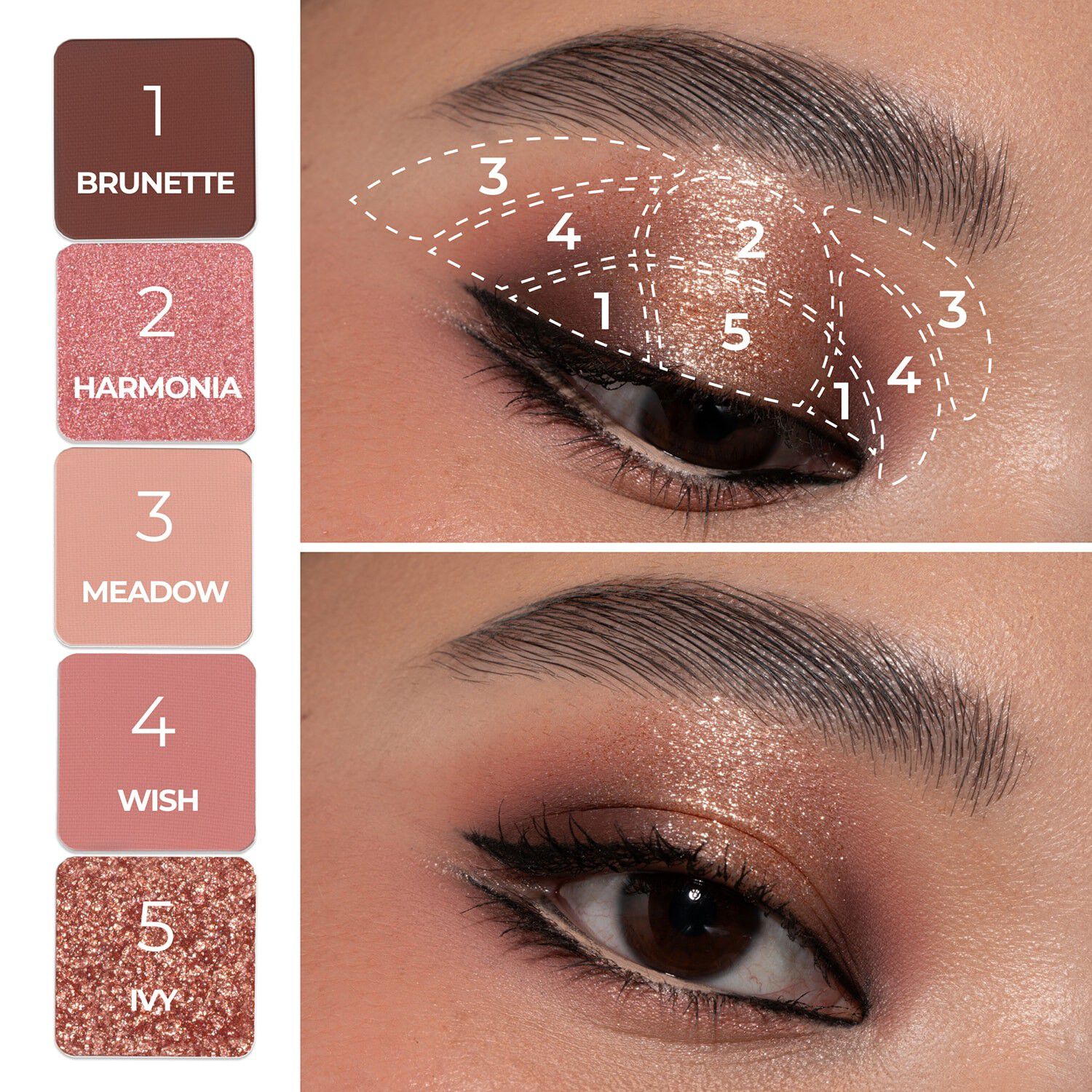 Mini Bloom - &Oslash;jenskyggepalette