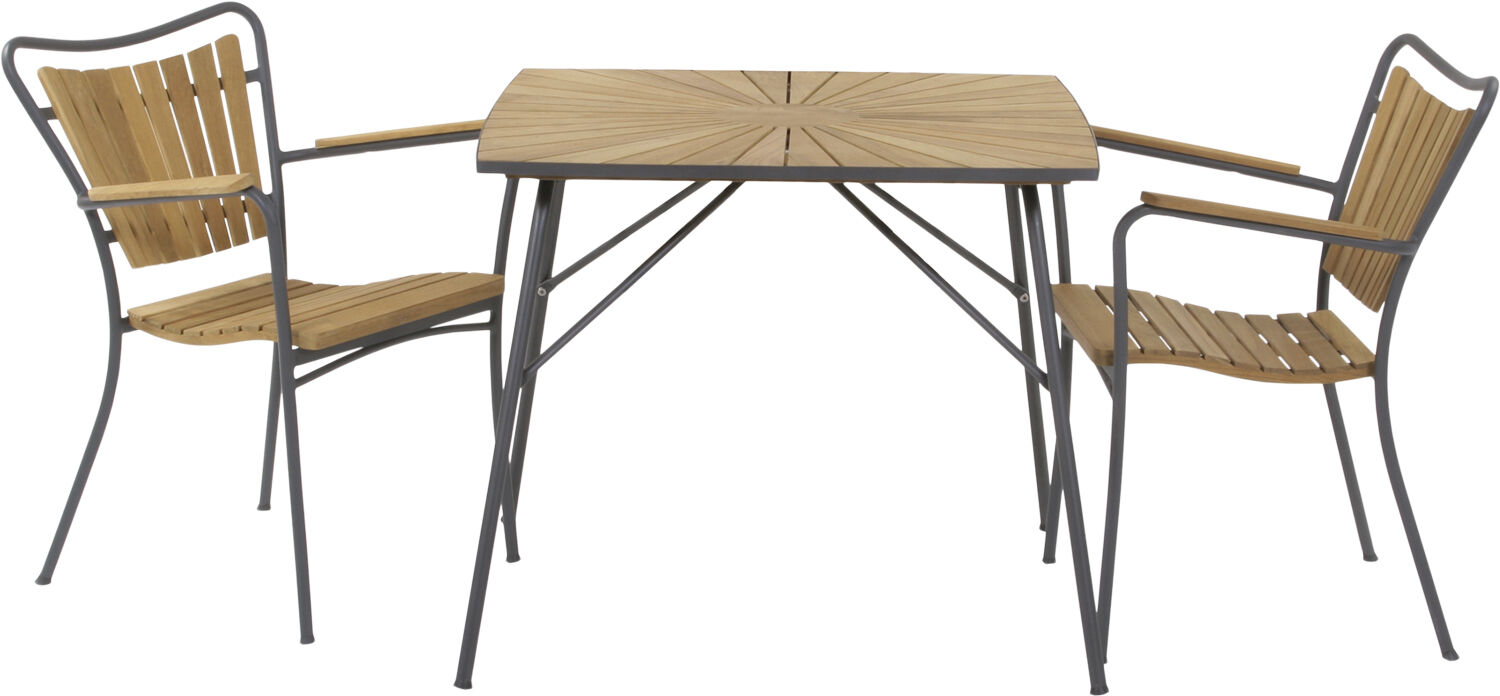 Marguerit Havebord, L83 x B83 x H71,5/69,5cm