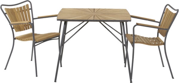 Marguerit Havebord, L83 x B83 x H71,5/69,5cm