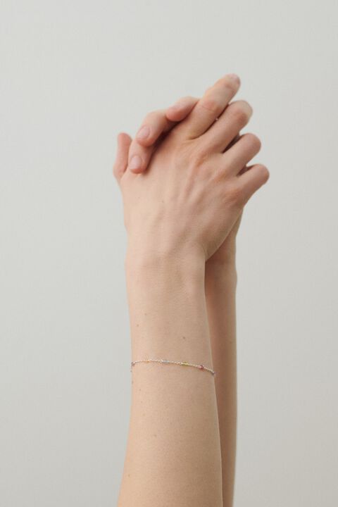 Rainbow Bracelet Adj. 16-19 cm