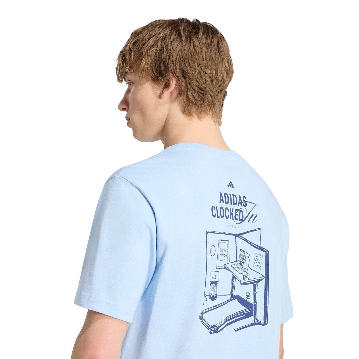 Clocked In Office Graphic T-shirt
