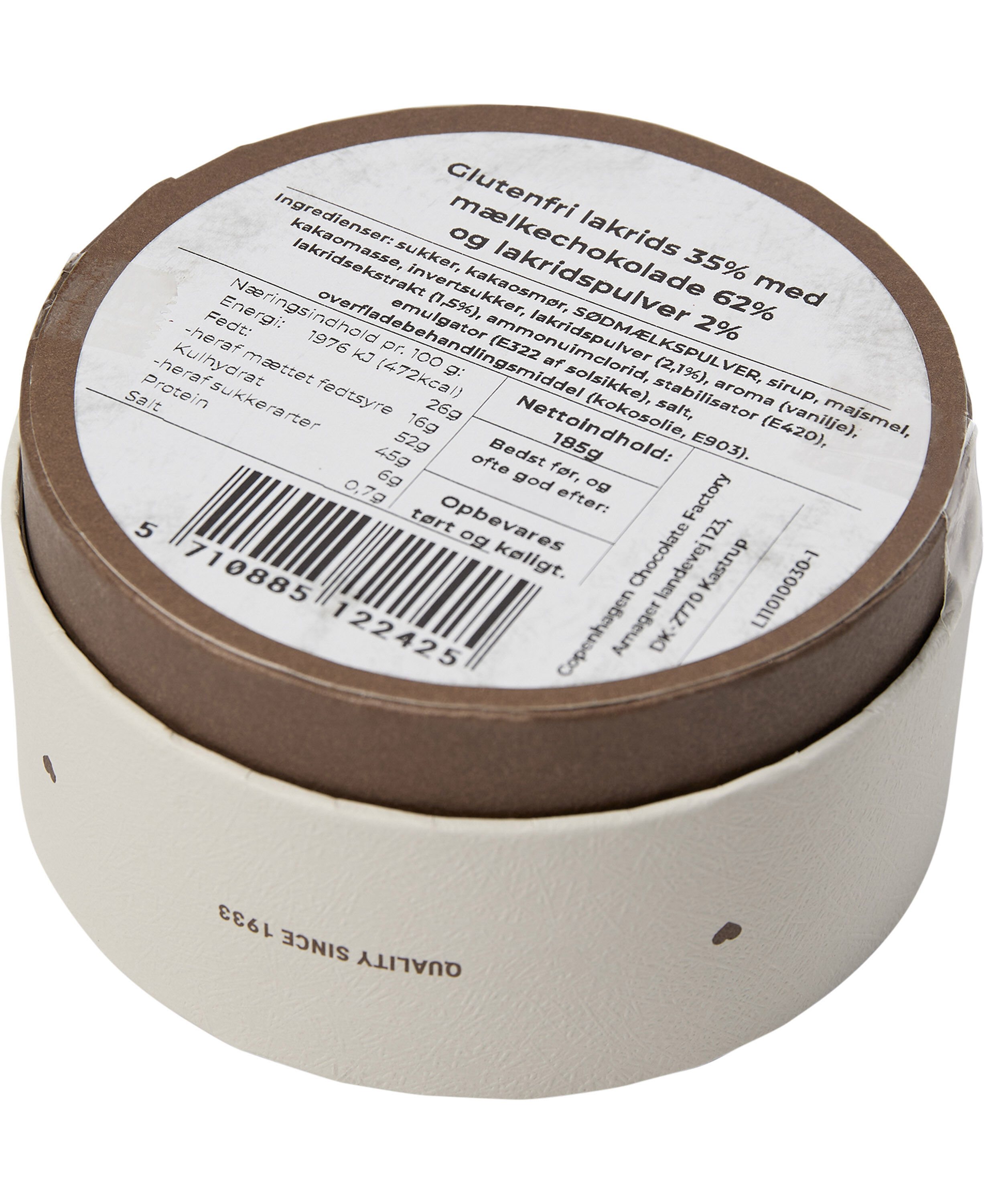 Box, Lakridsdrag&eacute; m/ m&aelig;lkechokolade & lakrids ca. 185 g