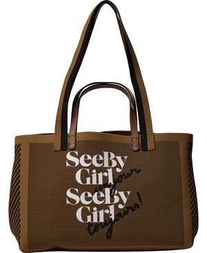 SEE BY BYE TOTE BAGS, Olive, Single size