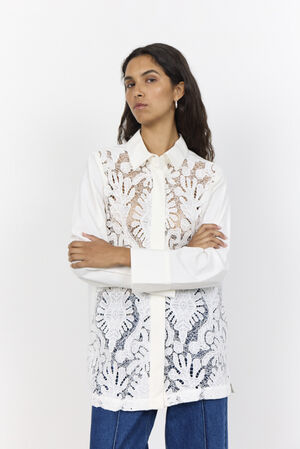 LR-KAMILLA 1 Skjorte Off white