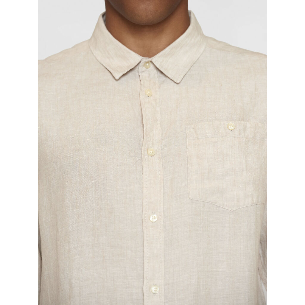 Regular linen shirt GOTS/Vegan