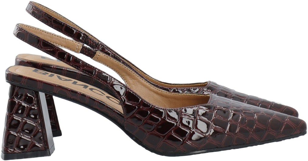BIAMARALYN Slingback Croco Patent
