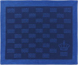Waves dæk. serv Blå 44X35 2stk
