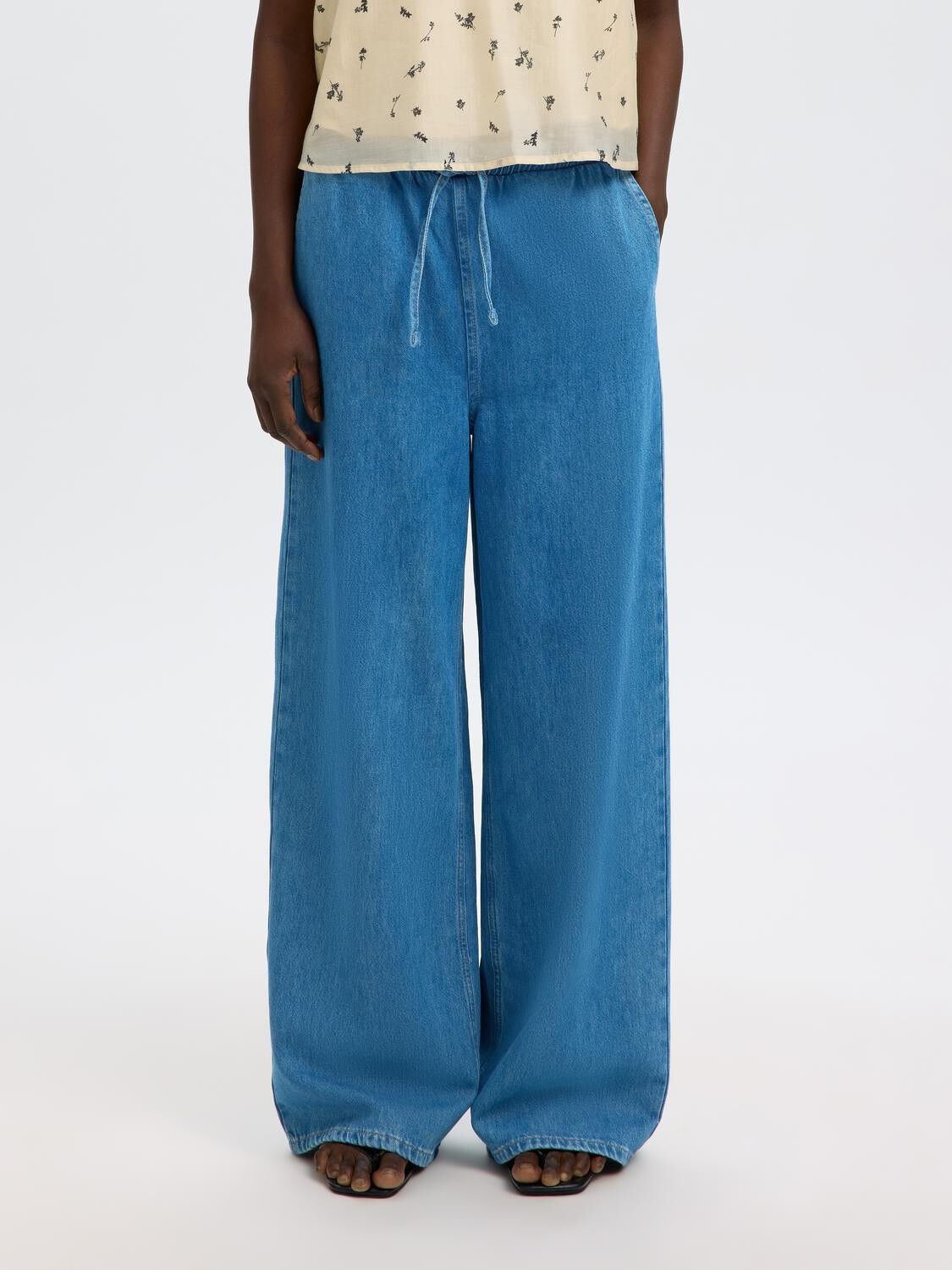 SLFRELAXED TENNA HW JEANS