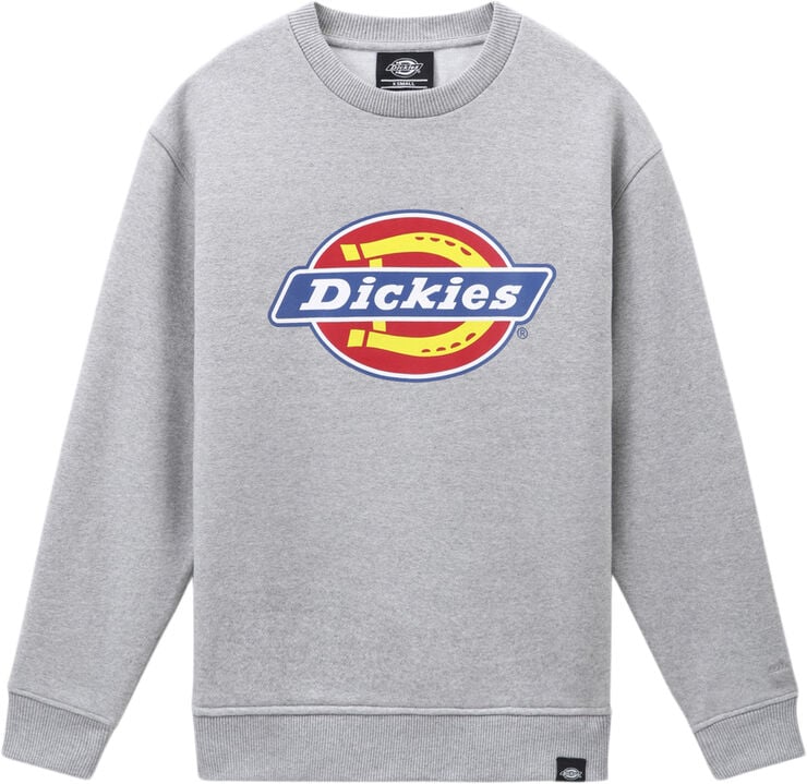 ICON LOGO SWEATSHIRT GREY MELANGE