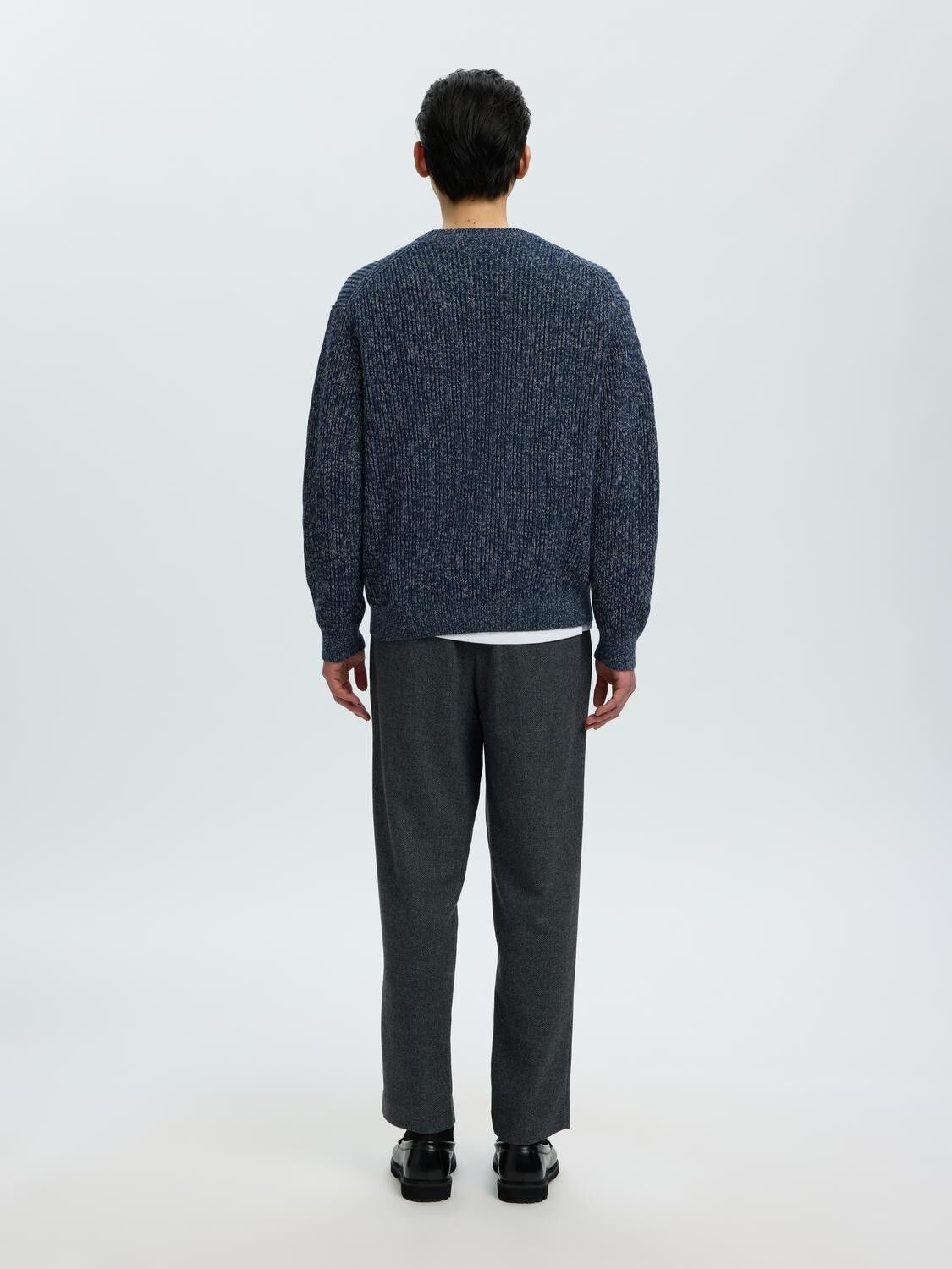 Slmtilum Ls Knit Rlx Crew Neck Noos