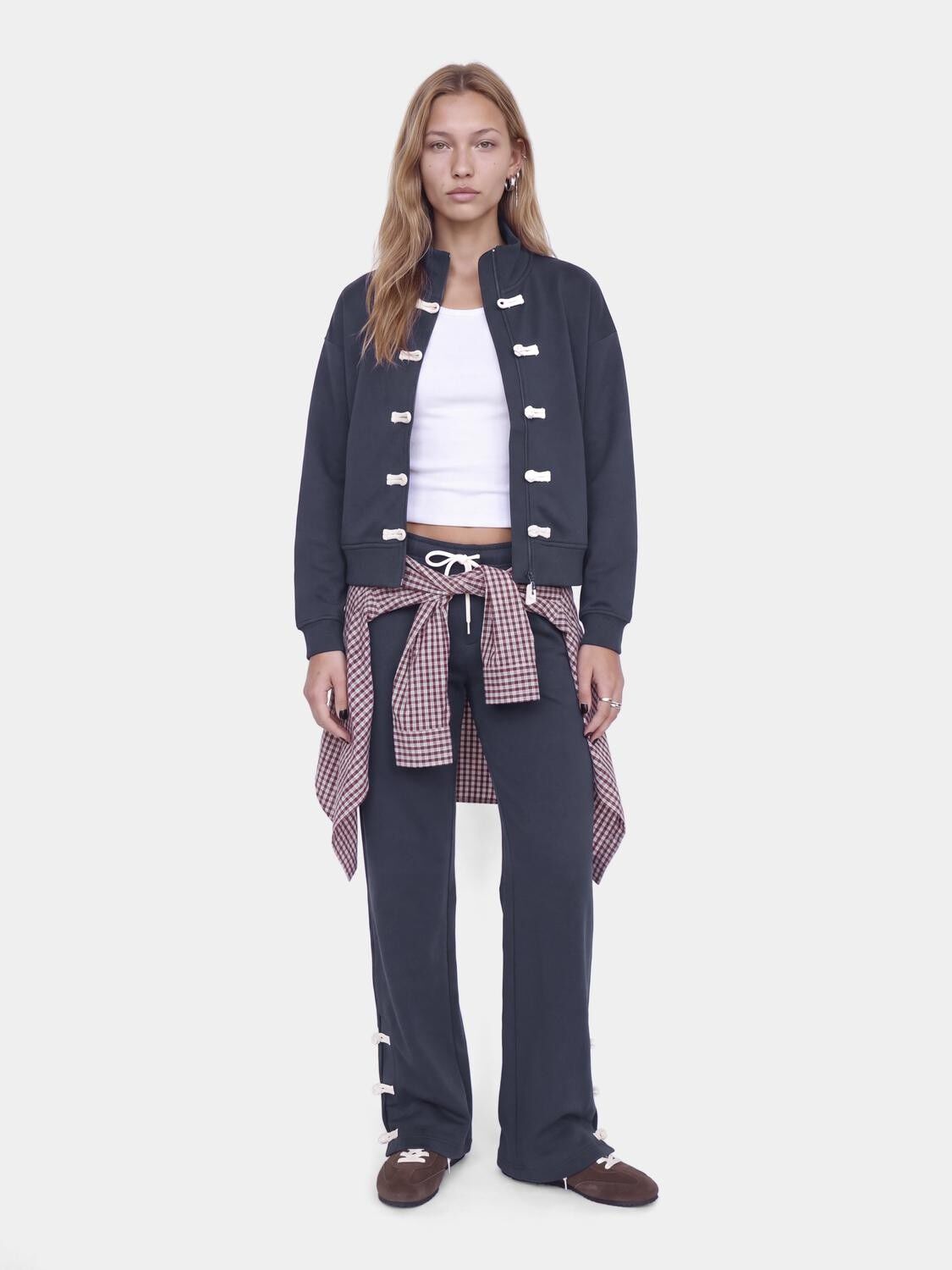 Jxleona Esme Detail Jacket Pnt