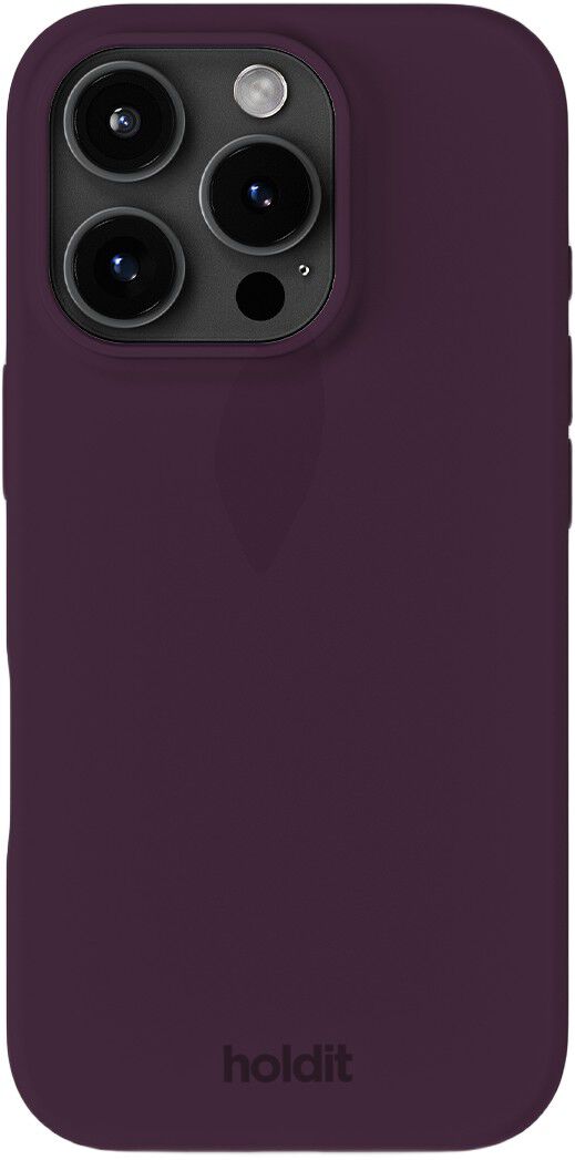 Silicone Case iPhone 16 Pro Deep Plum