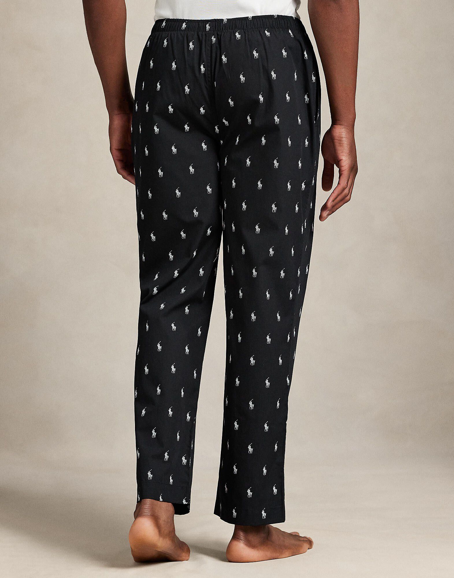 Signature Pony Cotton Pajama Pant
