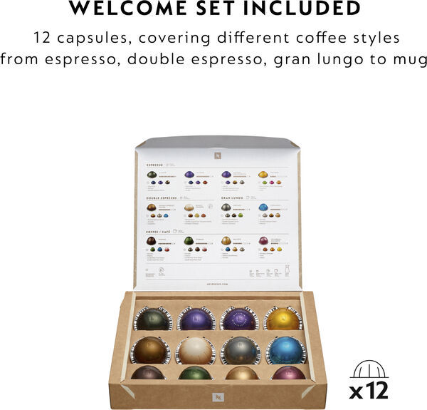 Nespresso Vertuo Pop coffee machine fra DeLonghi, Pacific Blu