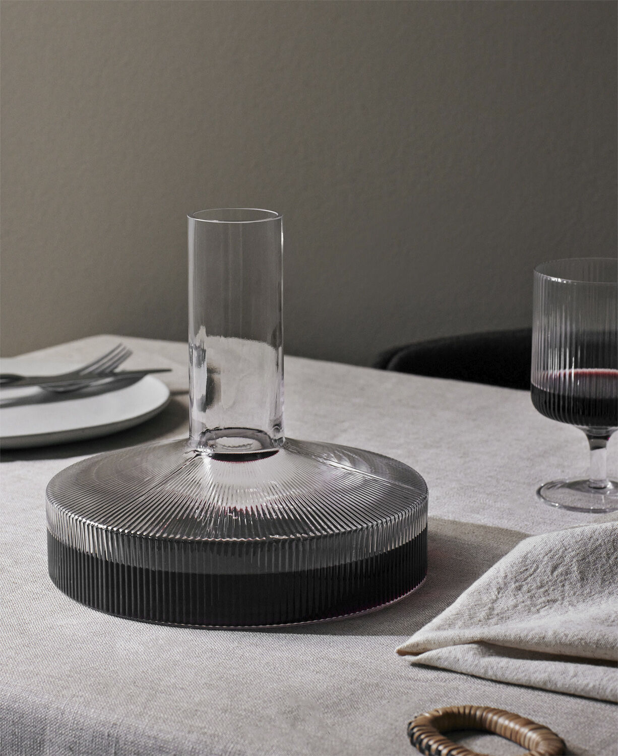 Ripple Wine Carafe - Clear