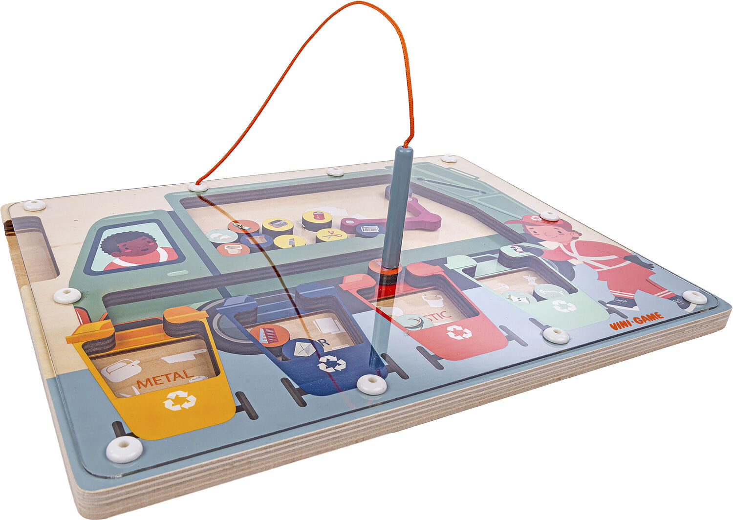 VINI MAGNET AFFALDS PUSLE