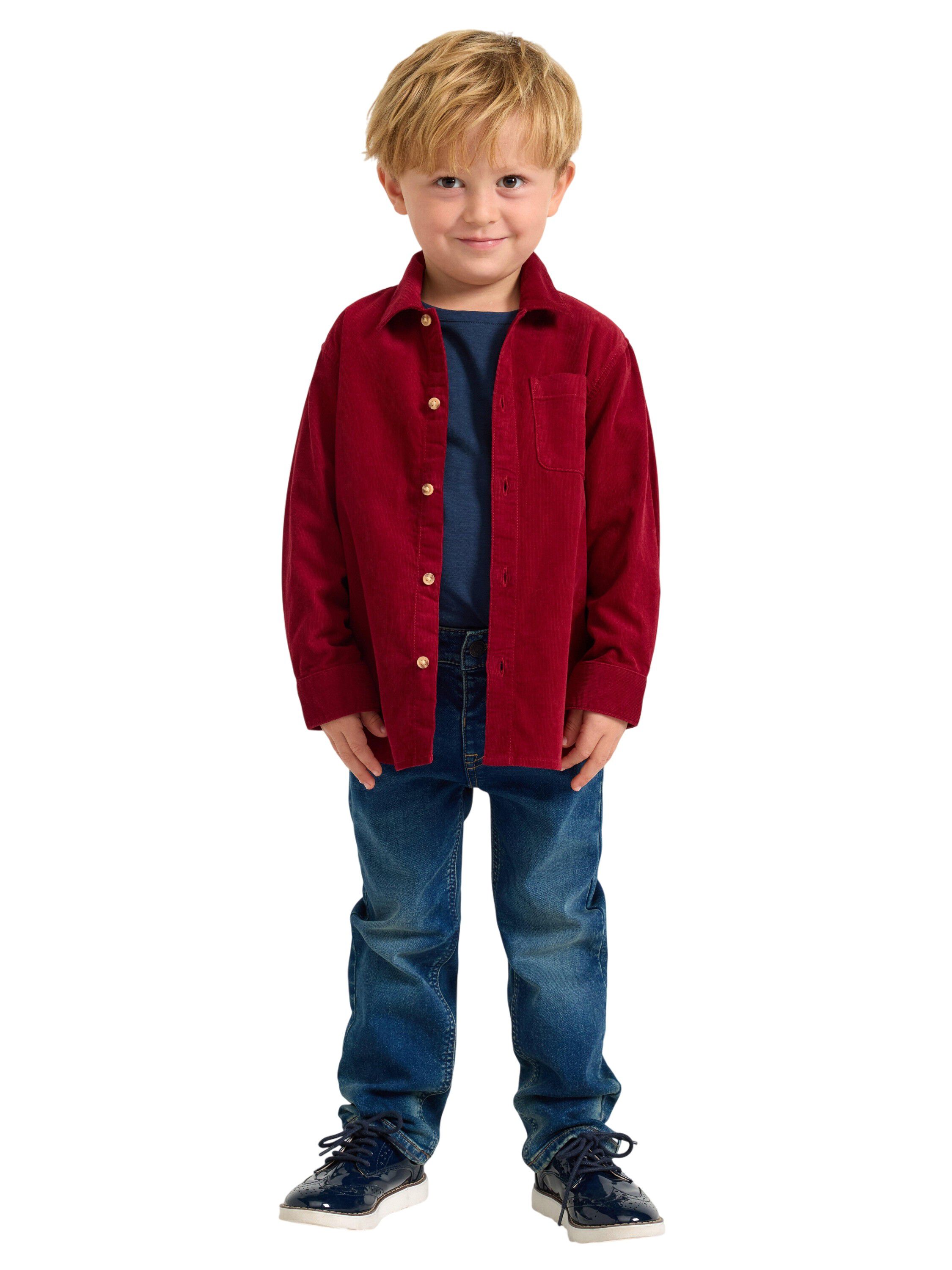 Lang&aelig;rmet skjorte i fl&oslash;jl.