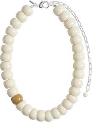ECLIPSE necklace white/silver-plated