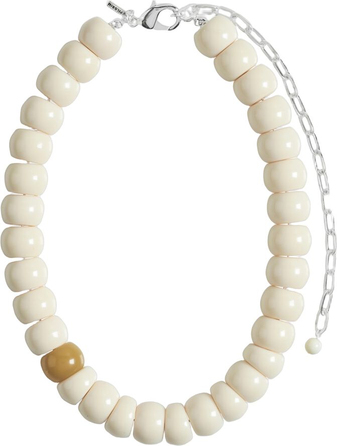 ECLIPSE necklace white/silver-plated