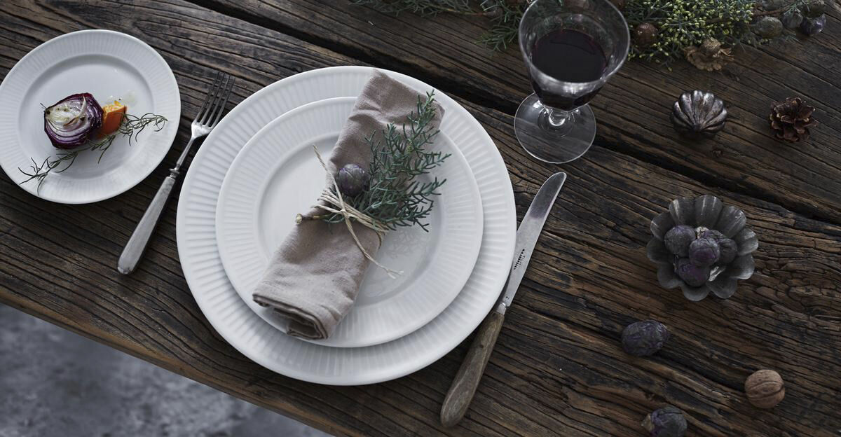 Pliss&eacute; flad tallerken 20 cm.