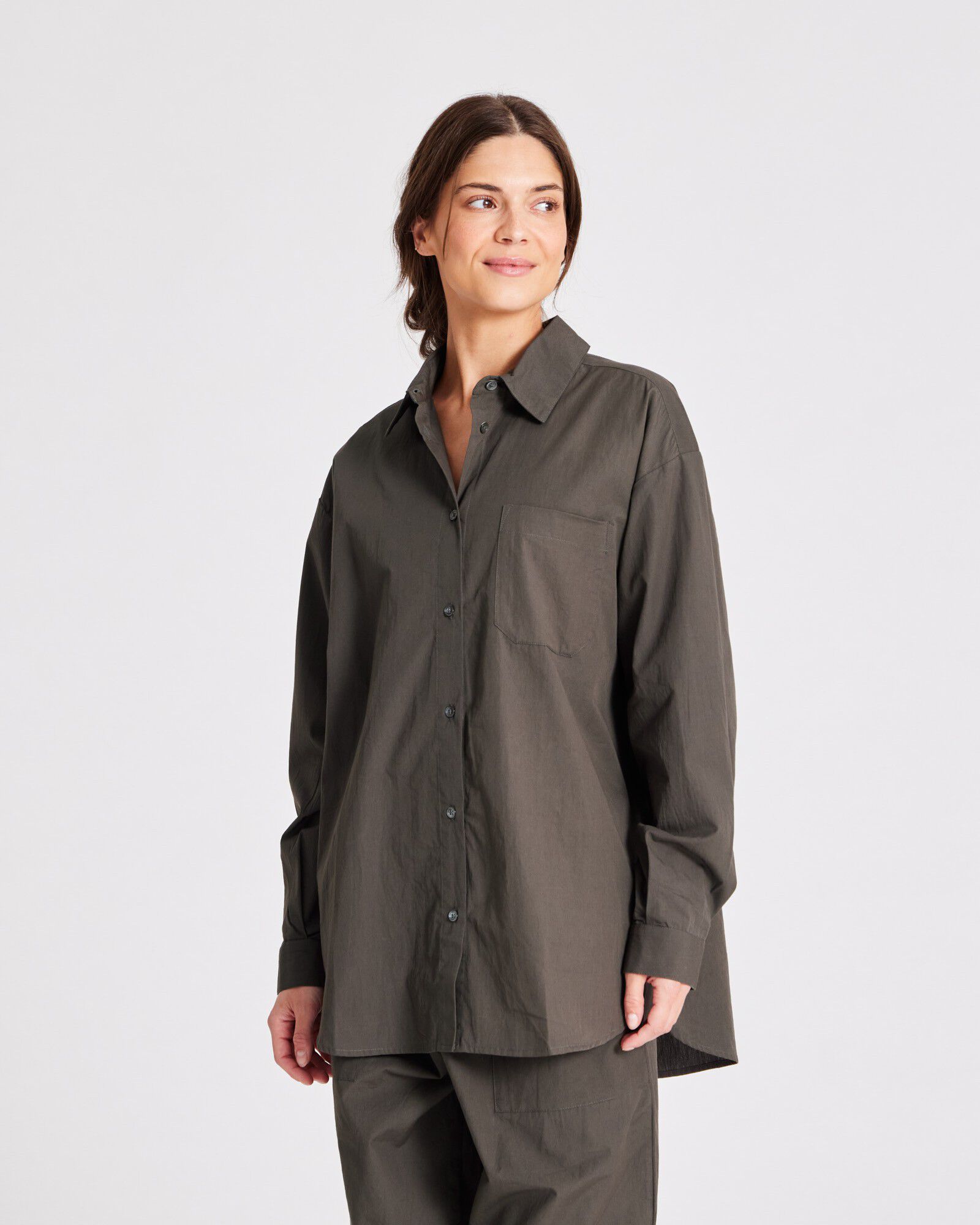 Astrid L/S Poplin Shirt GOTS