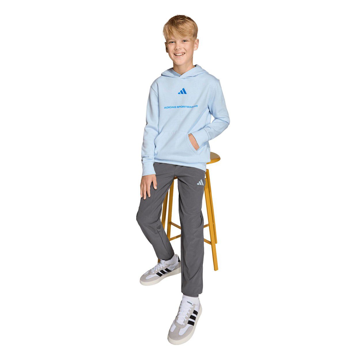 Slogan Fleece H&aelig;ttetr&oslash;je