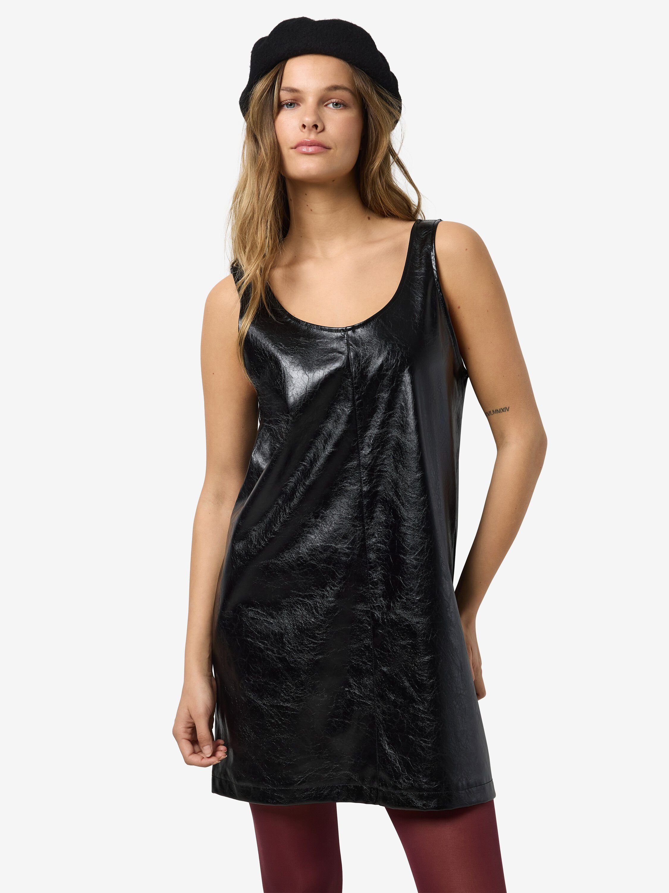NMKANE PINAFORE VINYL DRESS