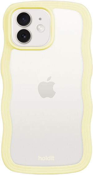 Wavy Case iPhone 12/12 Pro Lemonade/Transparent
