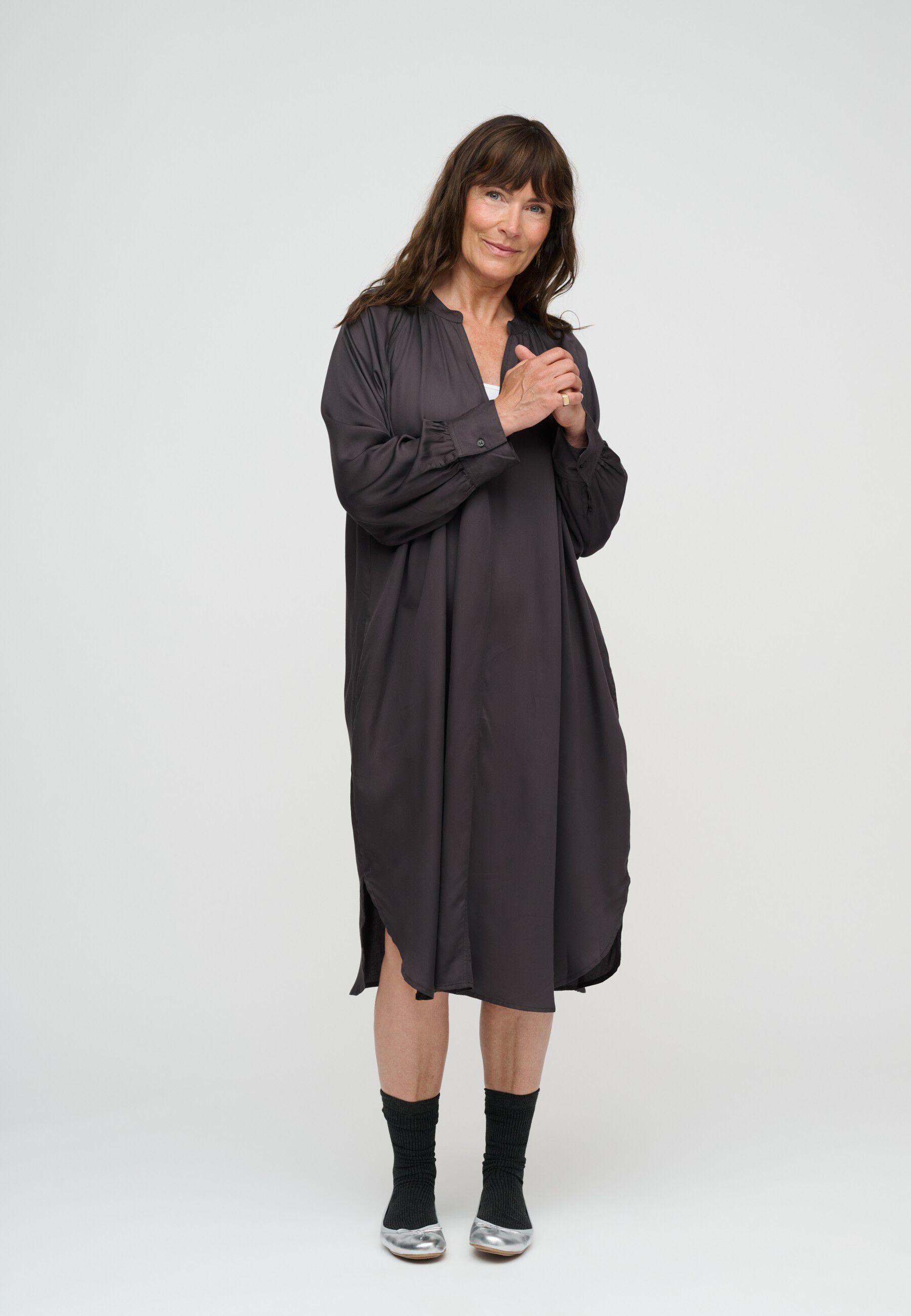above dress silky