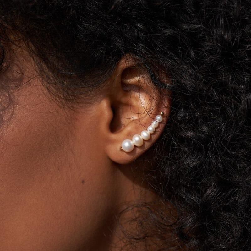 Aura earclimbers large - GP