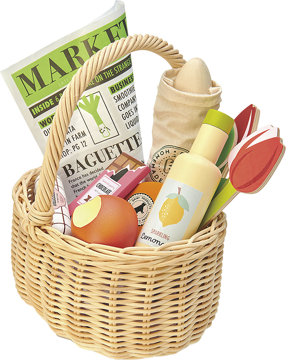 Tender Leaf - Flettet kurv med varer