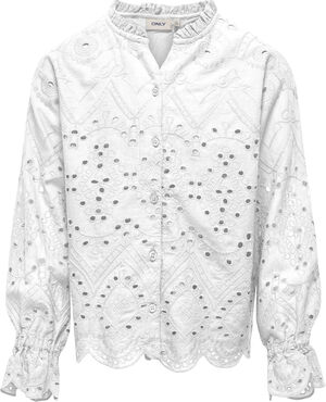 KOGCLEO LIFE L/S EMB SHIRT WVN