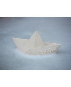 Oli & Carol - Origami Båd - Hvid