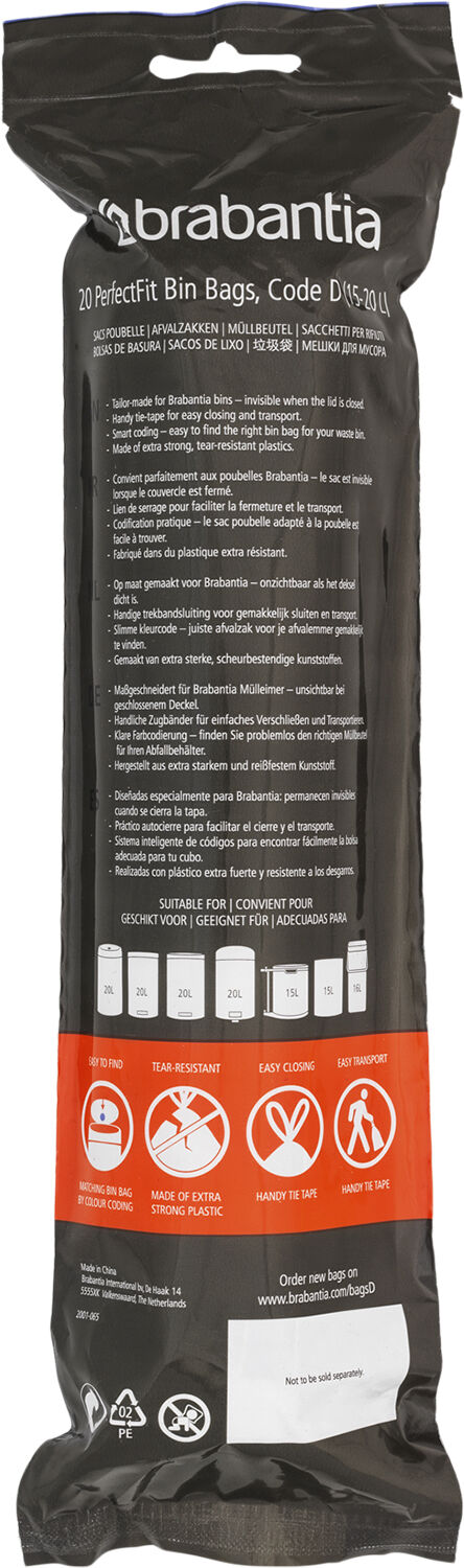 Affaldspose 15 ltr. 20 stk.