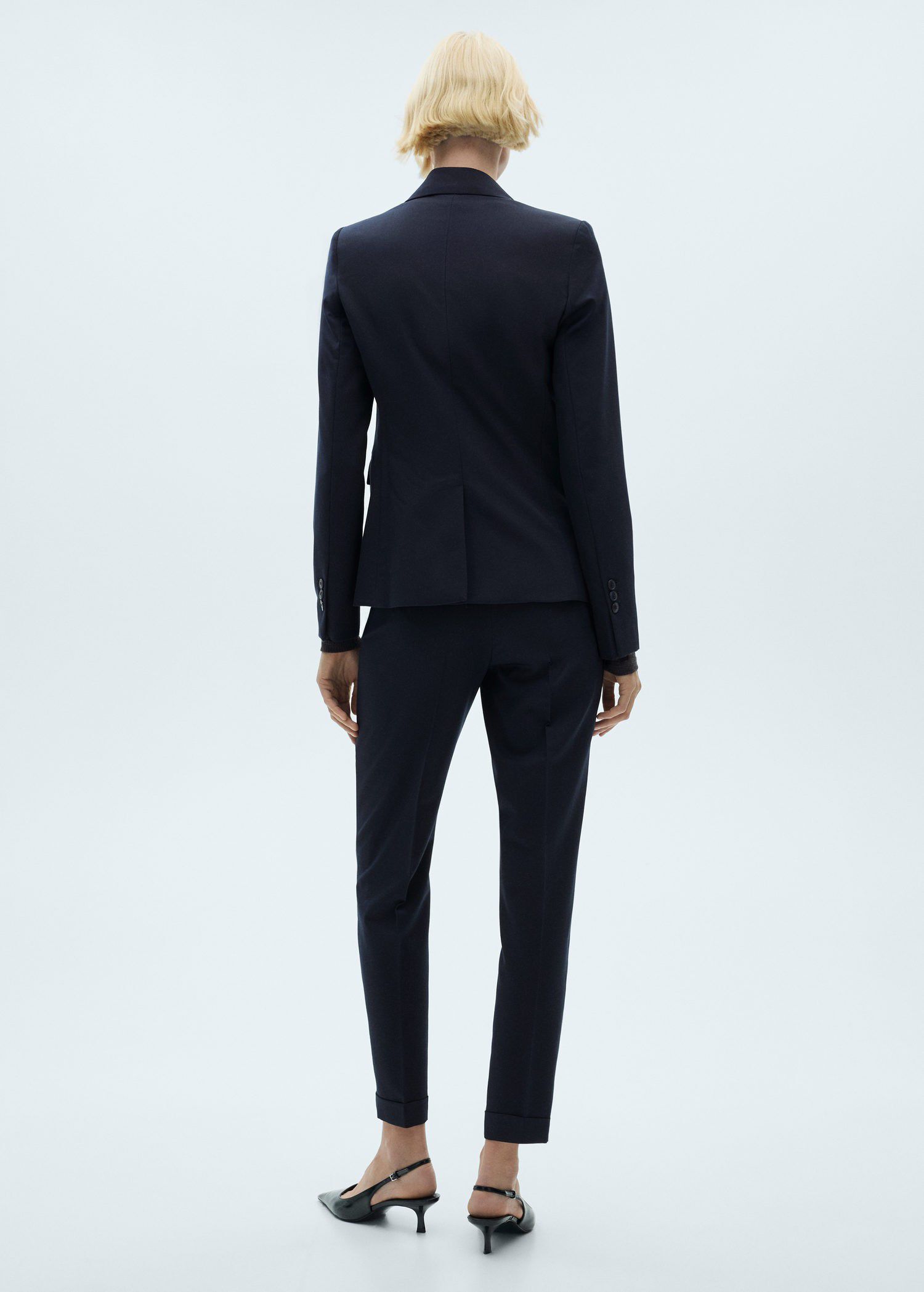 Straight suit trousers