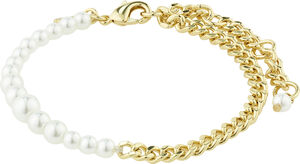 RELANDO perle armbånd guldbelagt El