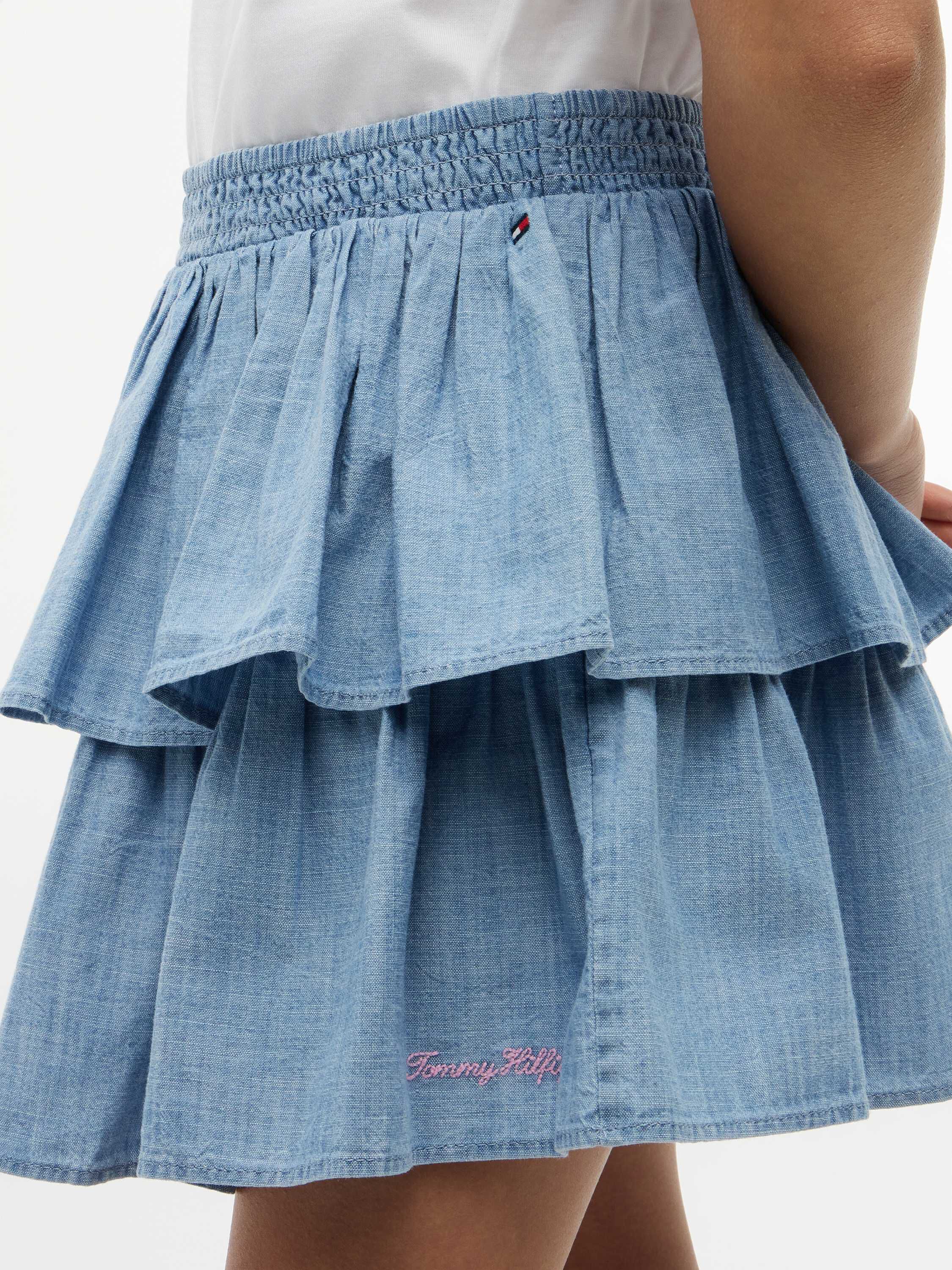 CHAMBRAY RARA SKIRT