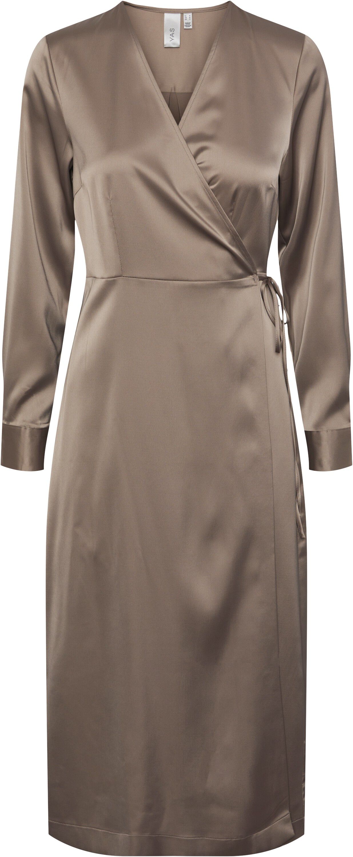 YASPELLA LS WRAP MIDI DRESS S. NOOS
