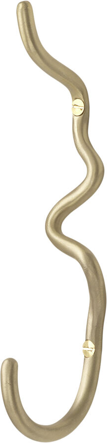 Curvature Hook - Brass