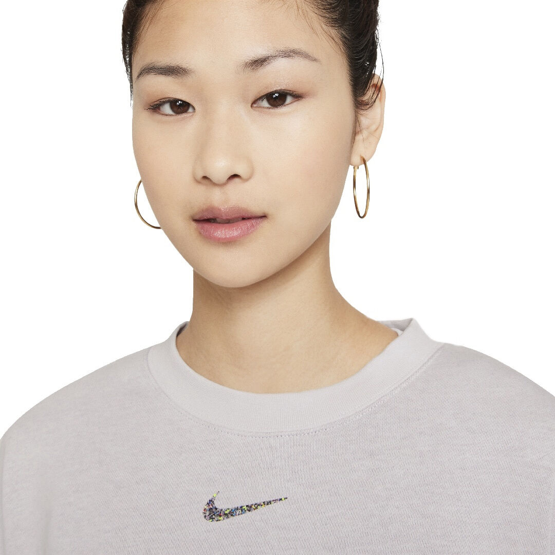 sportswear essentials oversized fleece sweatshirt