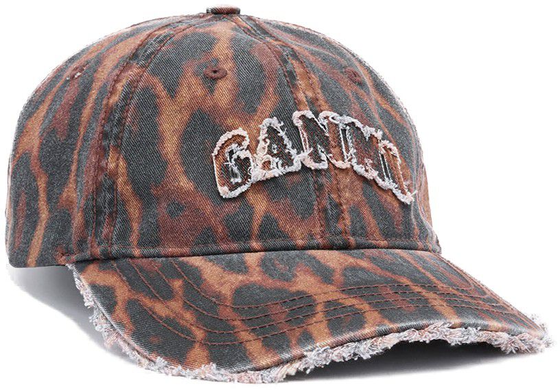 Printed Washed Cotton Ocelot Leopar