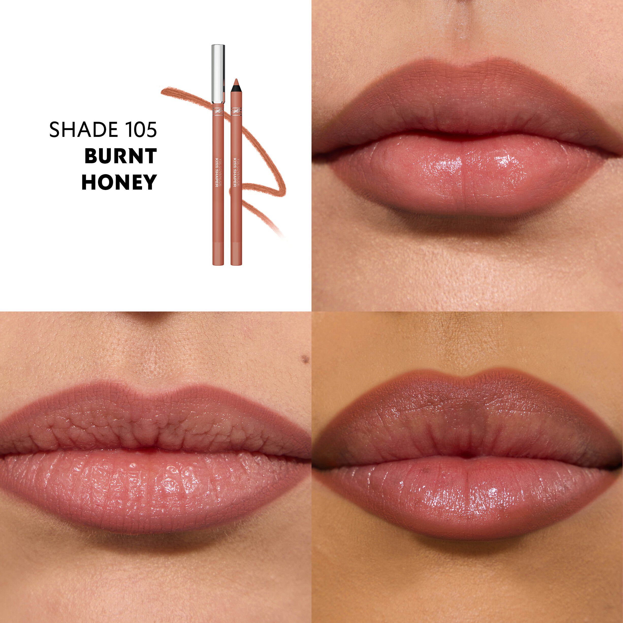 YSL, LOVENUDE Kiss Shaper, Shade 105 Burnt Honey