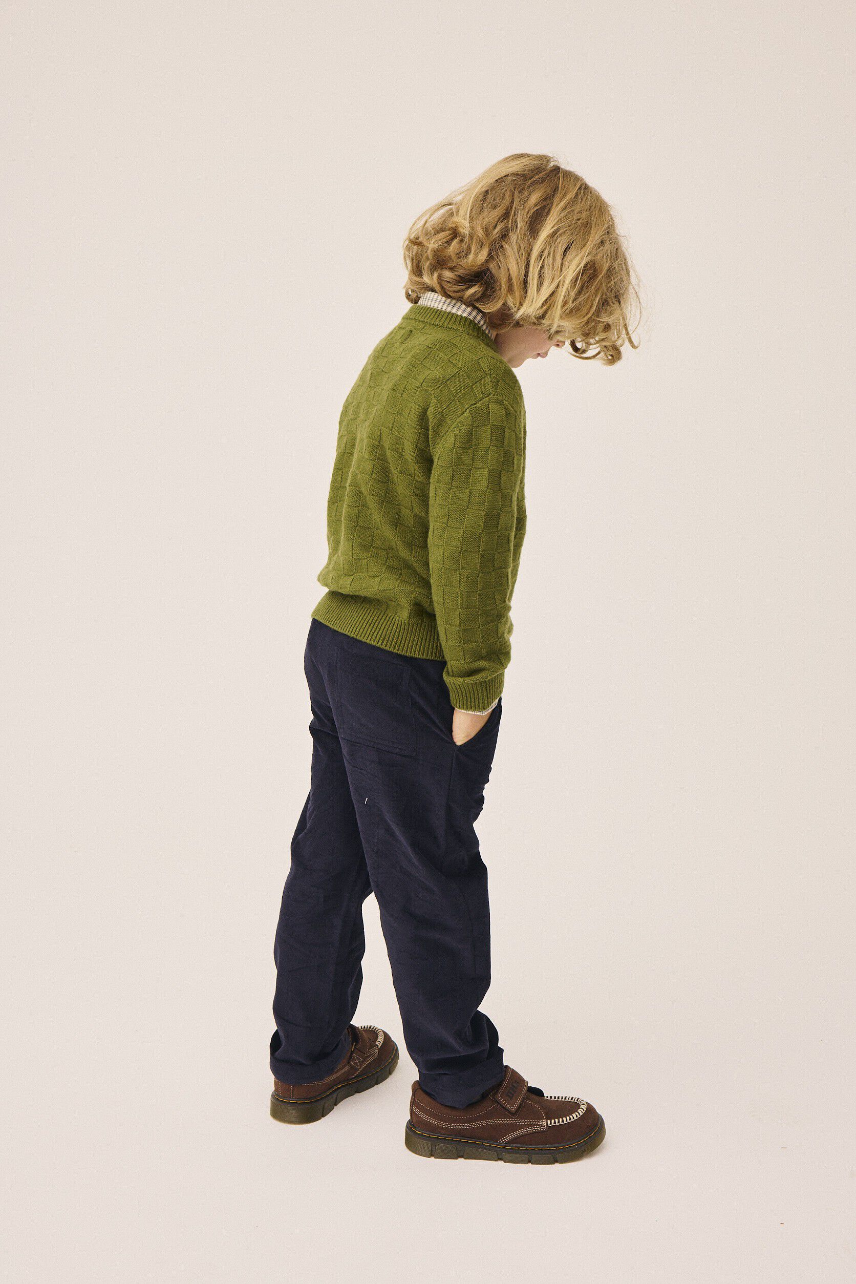 Strikka 8 RWS wool & GCS cashmere pullover (texture)