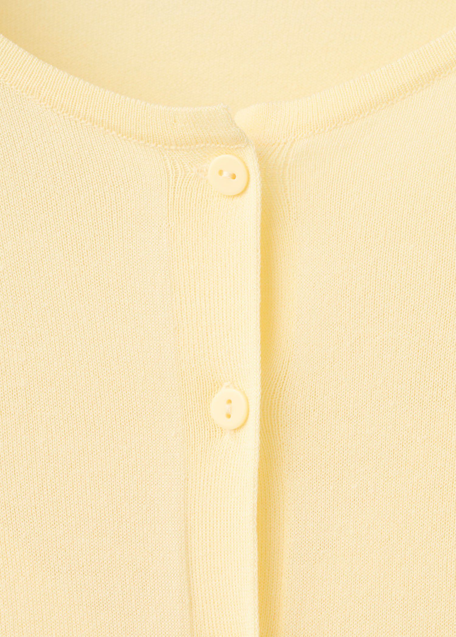 Knitted button cardigan