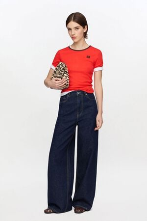 Soft cotton rib tee