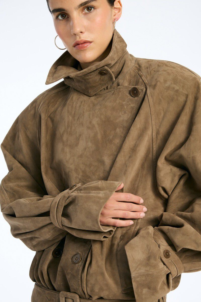 OVERSIZE SUEDE JACKET