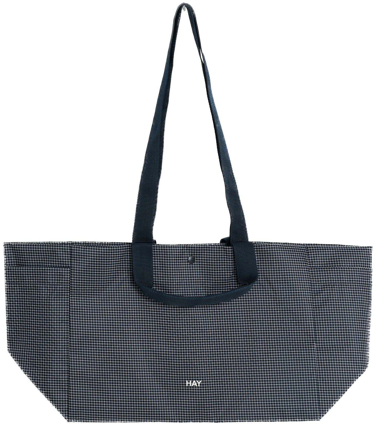 Grid Weekend Bag-Small-Dark blue